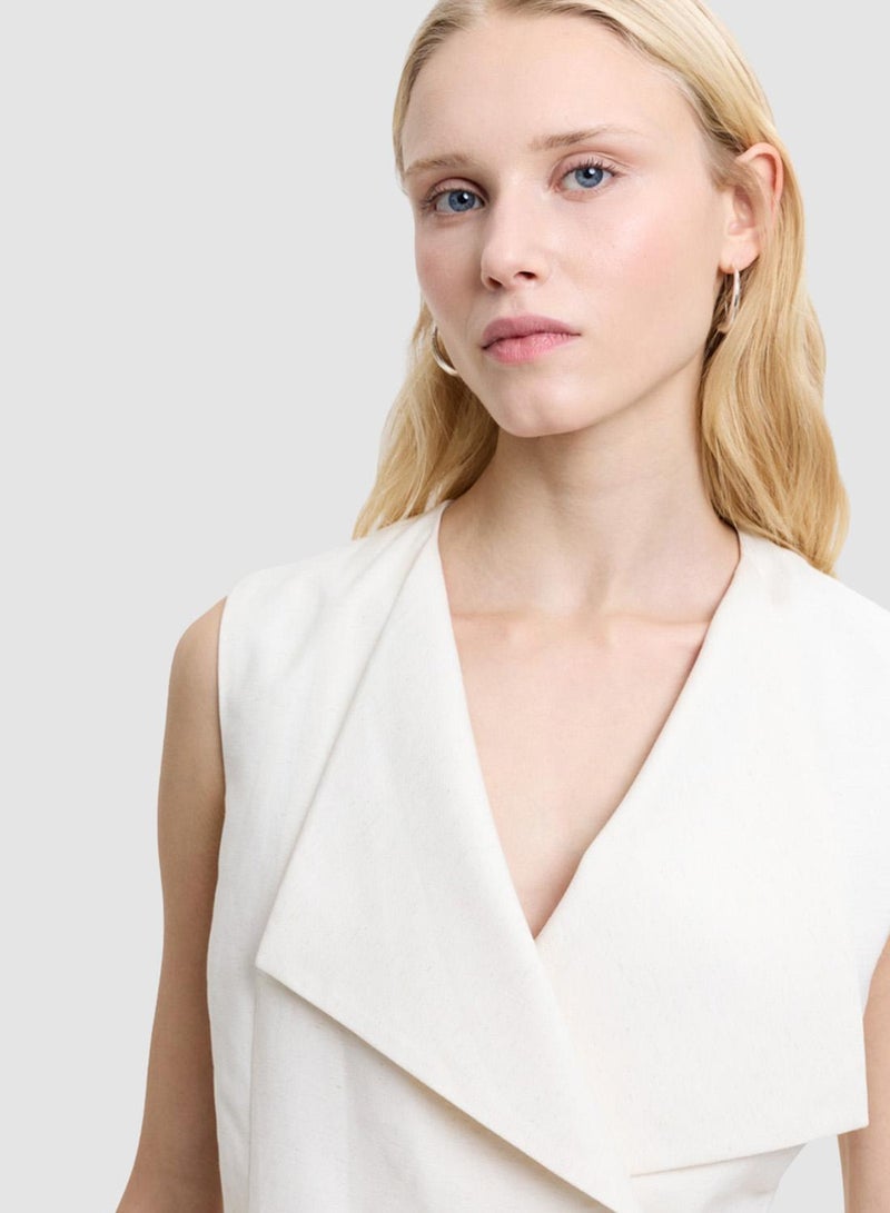 French Connection Raquel Tie Waistcoatt - Image 4